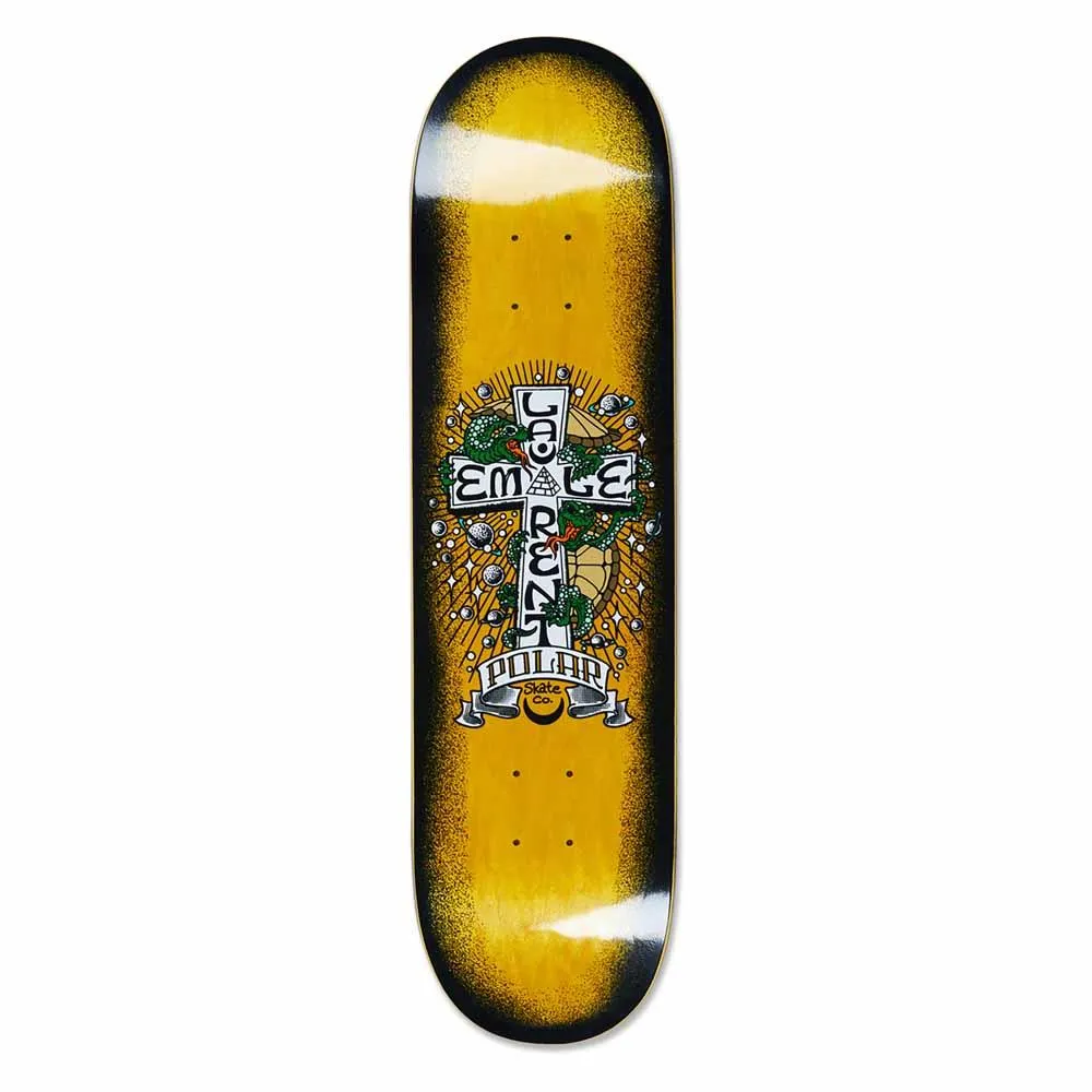 Polar Skateboards Emile Laurent Turtle Town Skateboard Deck 8.5 Short