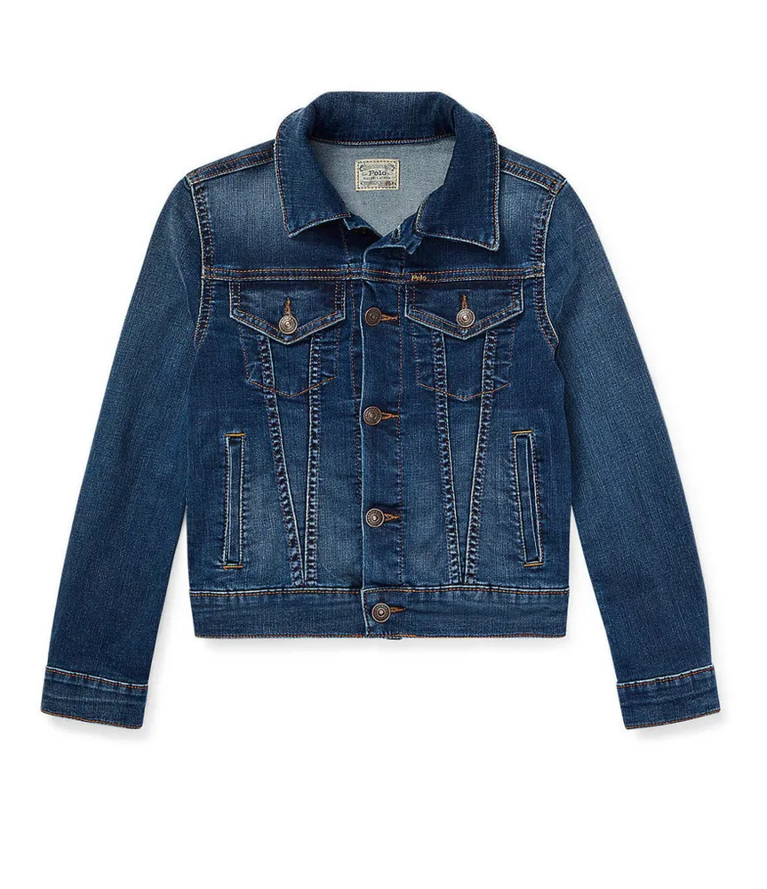 Polo Ralph Lauren Big Girls 7-16 Denim Trucker Jacket