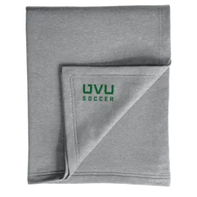 Port & Company Core Fleece Sweatshirt Blanket- UVU Soccer