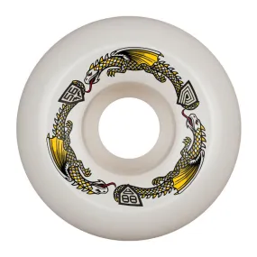 Powell Peralta Dragon Formula Skateboard Wheels 56mm x 40mm 88A Off White