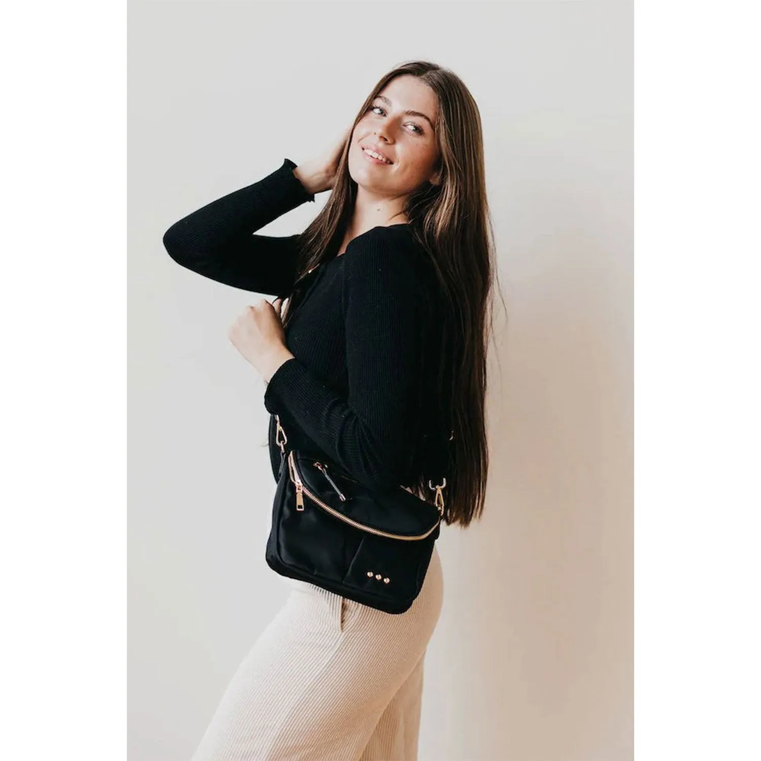 Pretty Simple Tilly Crossbody Bag Black