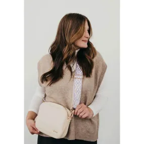 Pretty Simple Willow Camera Crossbody Bag Cream