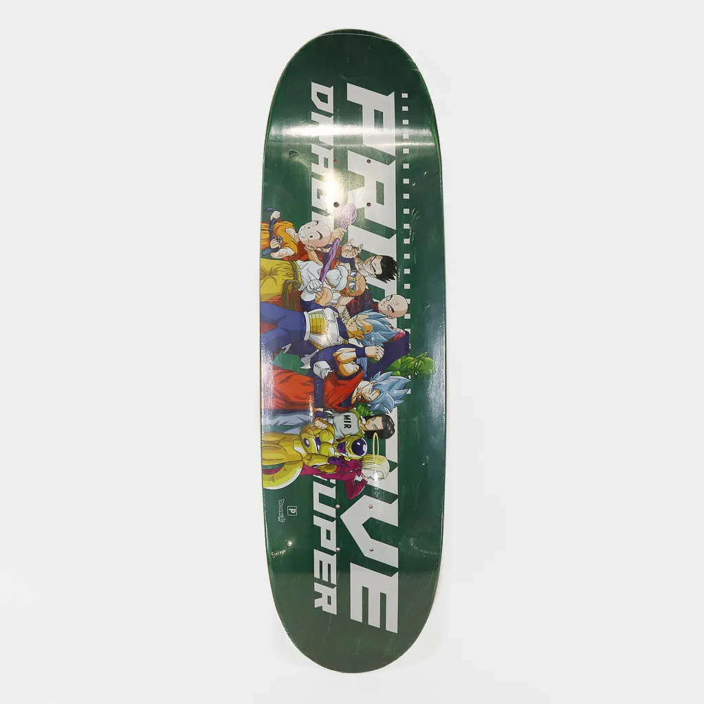 Primitive Skateboarding - 9.125 Football Shape Survival Team Dragon Ball Z Skateboard Deck