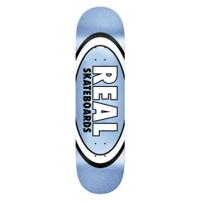 Real Skateboard Deck Easy Rider Oval Blue Ice Multi 8.25