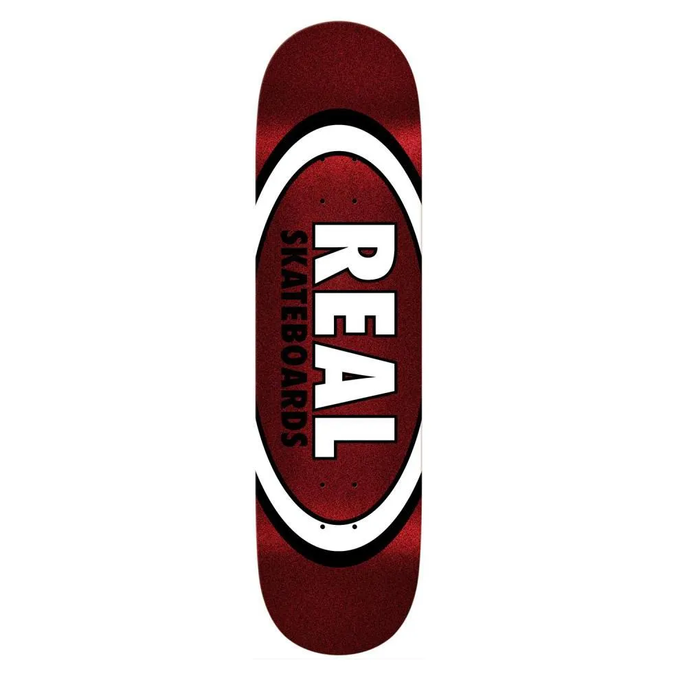 Real Skateboard Deck Easy Rider Oval Redfire Multi 8.5