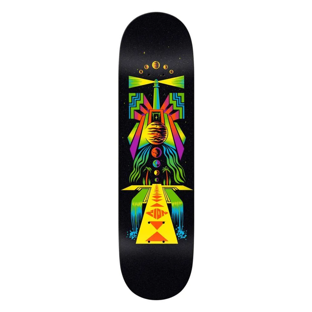 Real Skateboard Deck Zion Jupiter Black 8.25