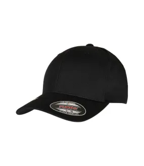 Recycled polyester baseball cap black Flexfit