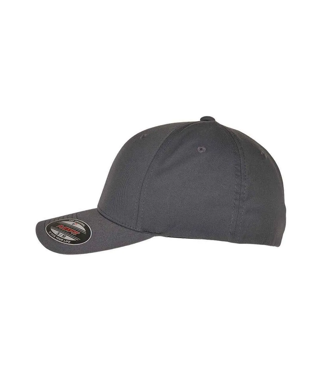 Recycled polyester baseball cap charcoal Flexfit