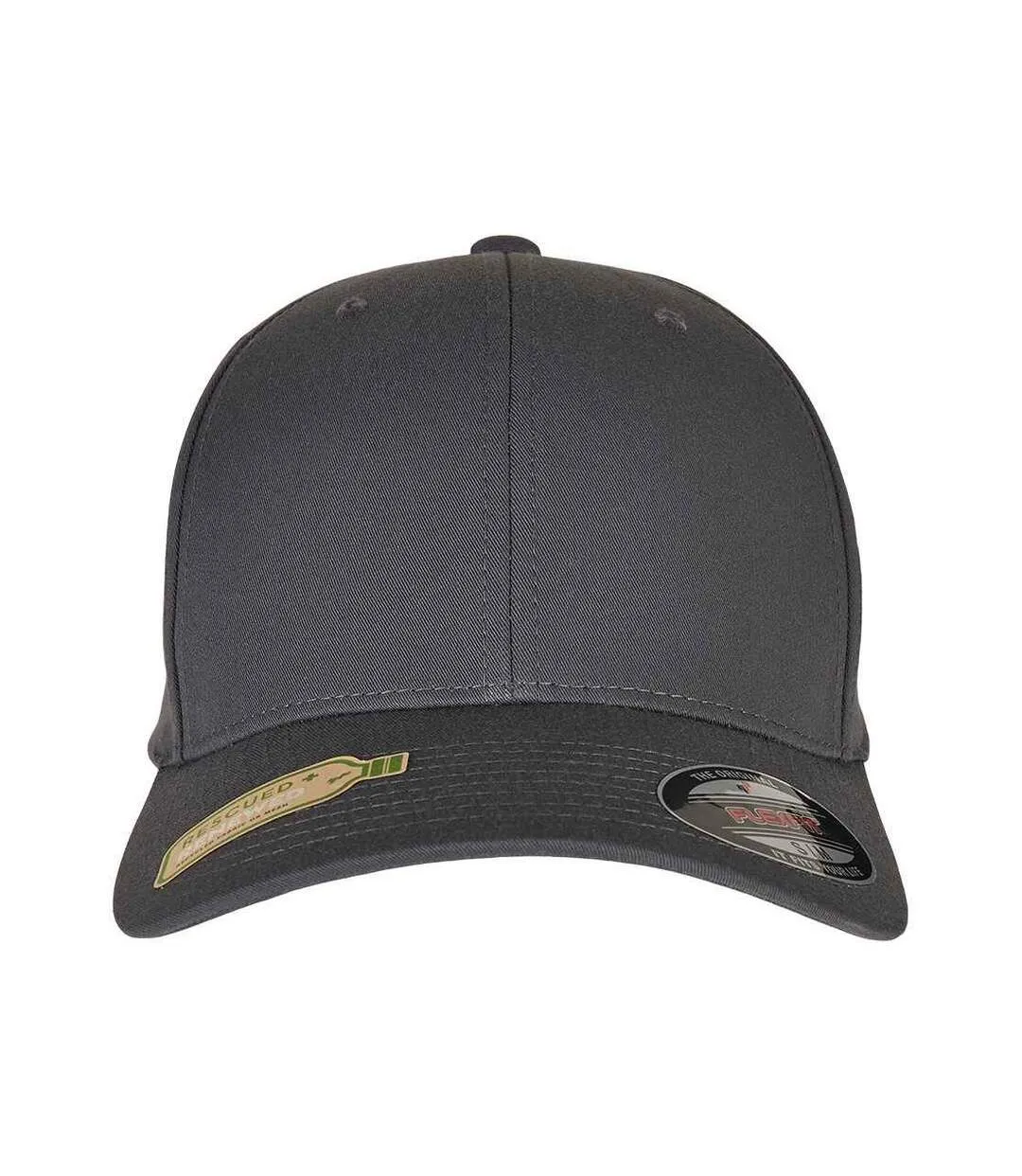 Recycled polyester baseball cap charcoal Flexfit