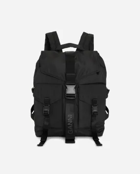 Recycled Tech Backpack - Black