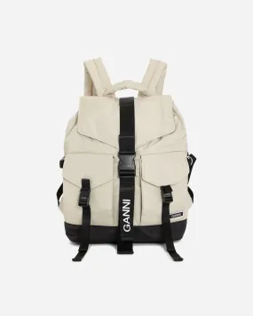 Recycled Tech Backpack - Pale Khaki