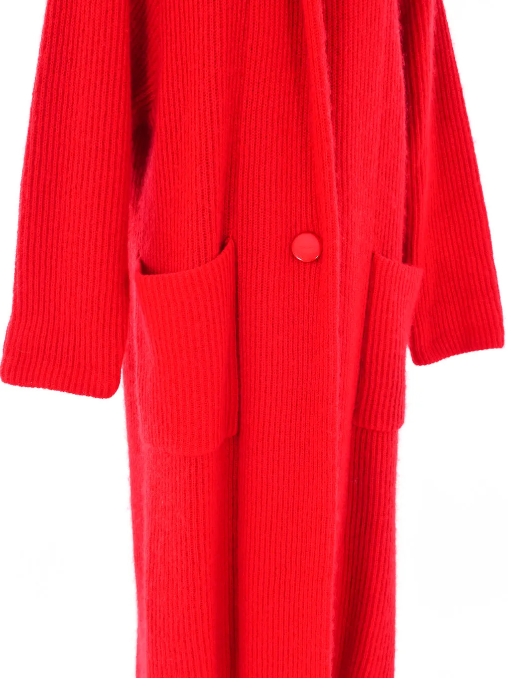 Red Maxi Cardigan