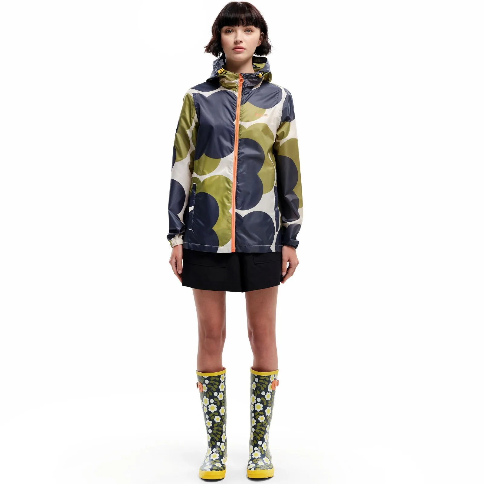 Regatta Womens Orla Kiely Waterproof Pack-It Jacket