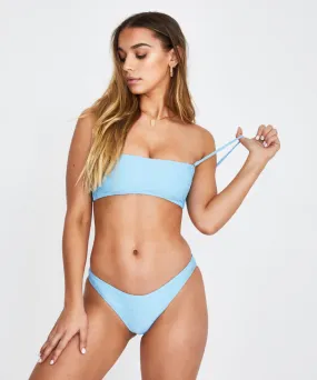 Rhythm Maldives Bandeau Bikini Top Malibu Blue