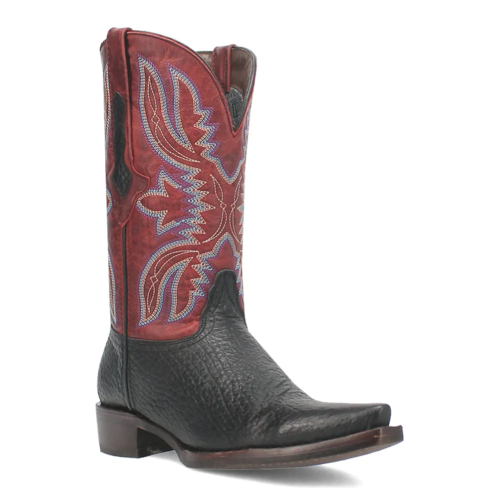 Rio Lobo Embroidered Snip Toe Cowboy Boots