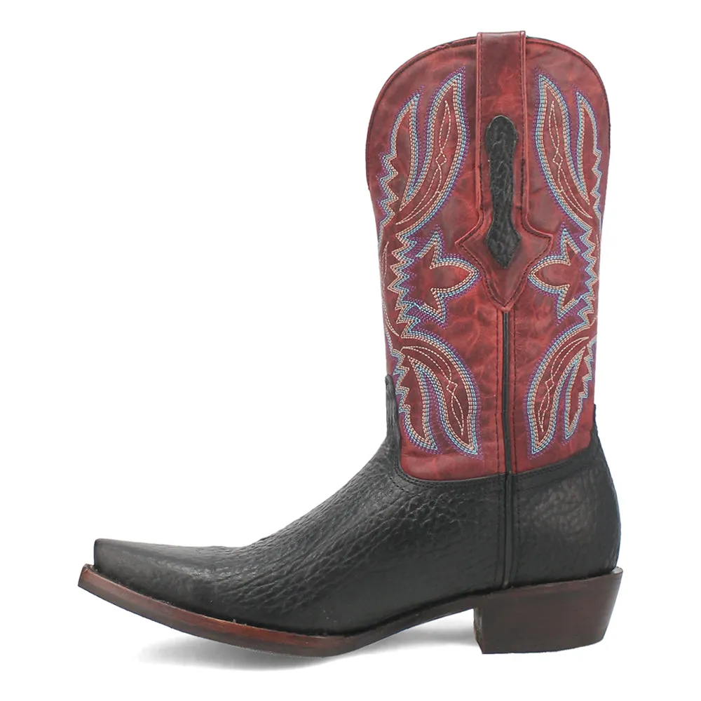 Rio Lobo Embroidered Snip Toe Cowboy Boots