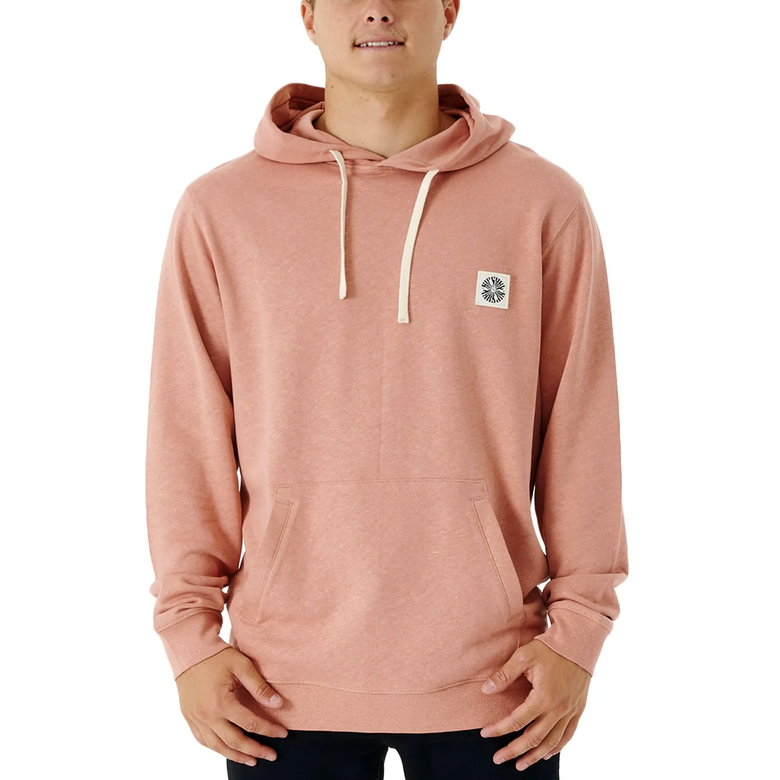 Rip Curl Mens Salt Water Culture Rails Pullover Hoodie - Dusty Rose