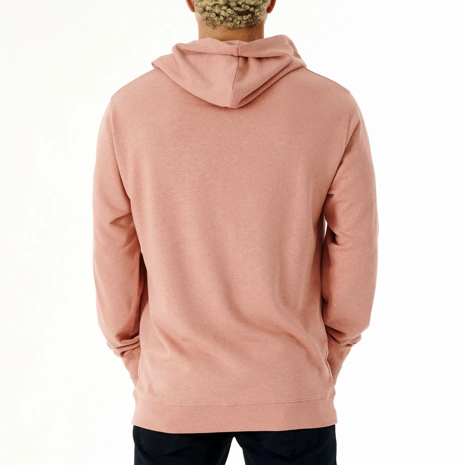 Rip Curl Mens Salt Water Culture Rails Pullover Hoodie - Dusty Rose