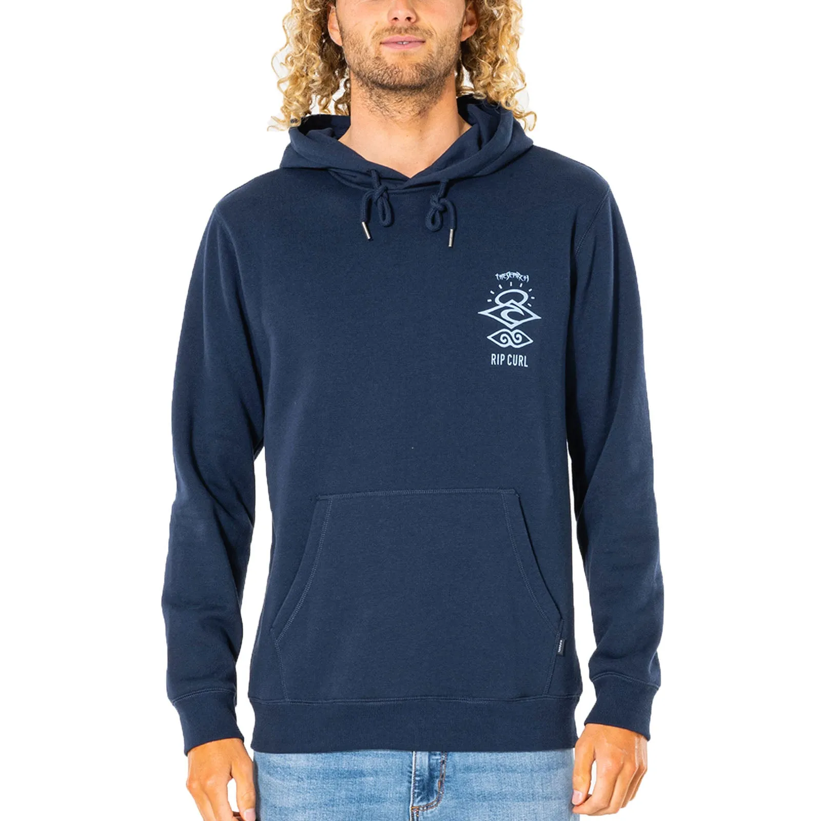 Rip Curl Mens Search Icon Fleece Pullover Hoodie