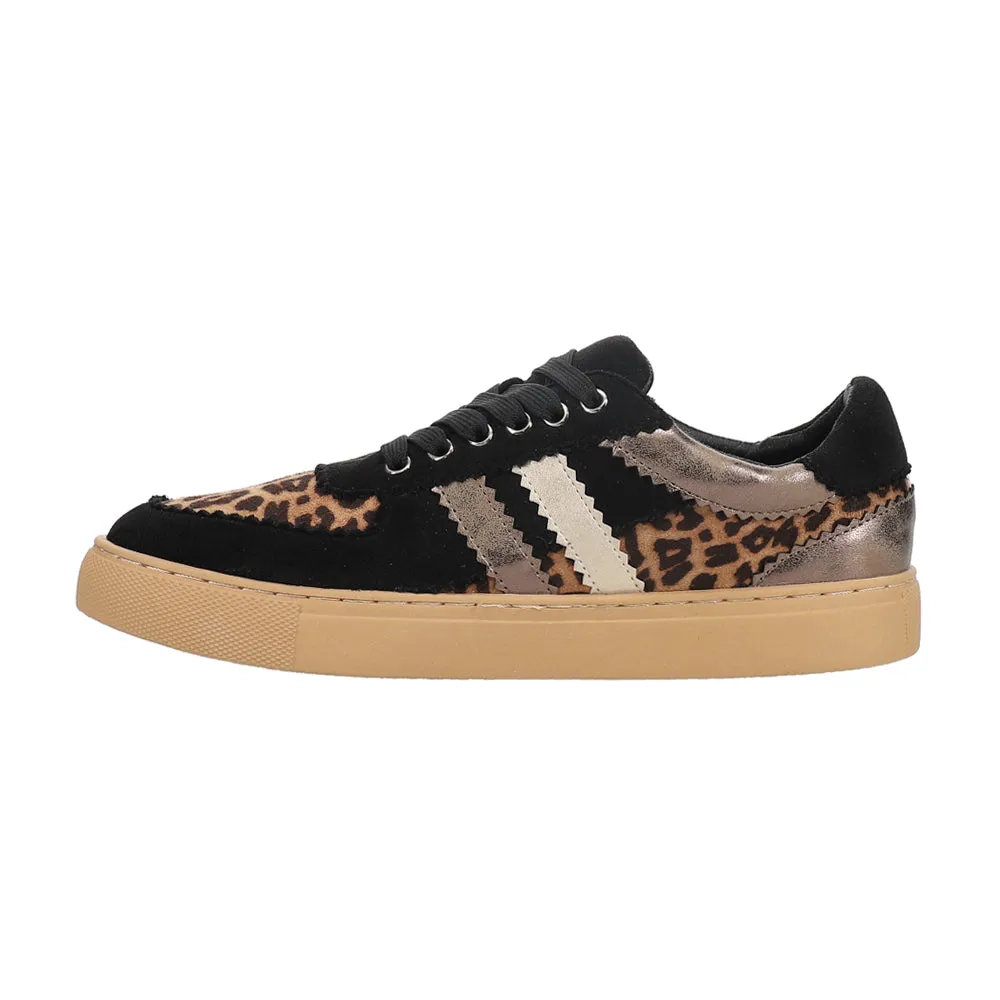 Rizz Leopard Lace Up Sneakers