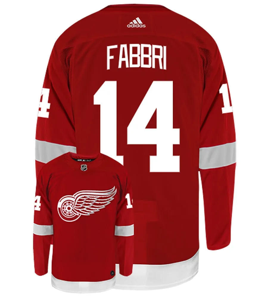 Robby Fabbri Detroit Red Wings Adidas Authentic Home NHL Hockey Jersey     