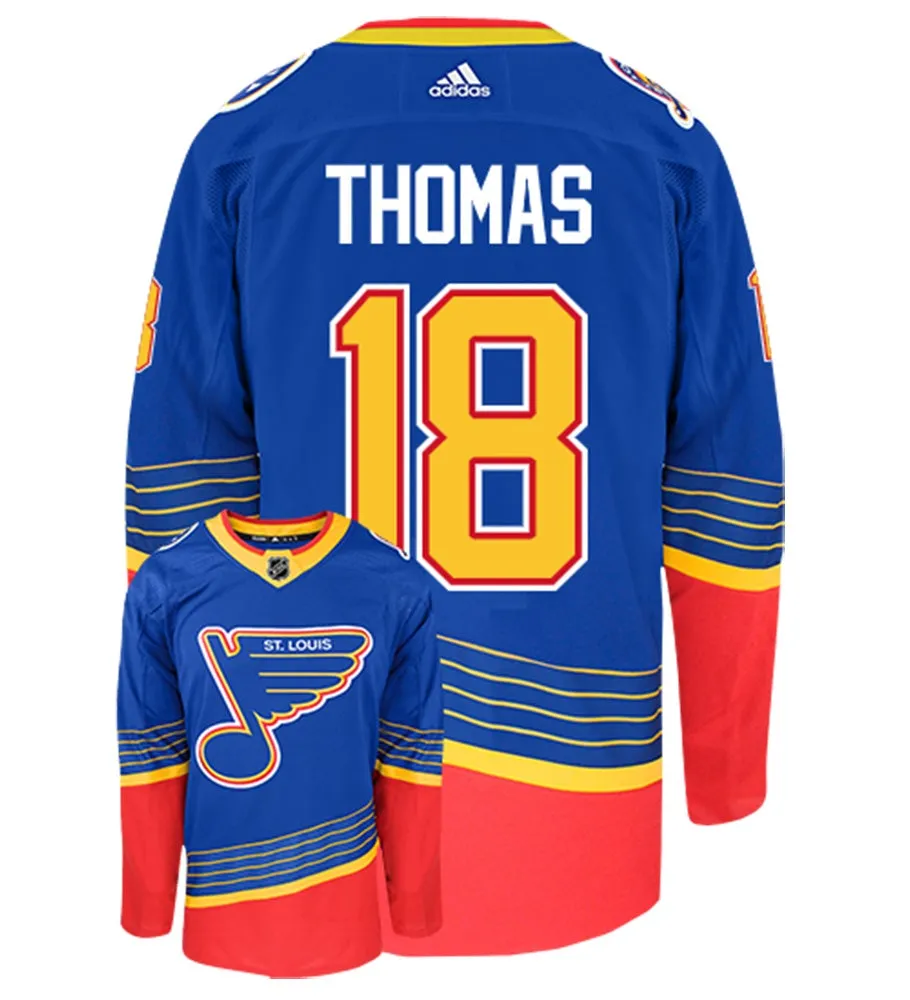 Robert Thomas St Louis Blues Adidas Authentic Retro NHL Hockey Jersey     