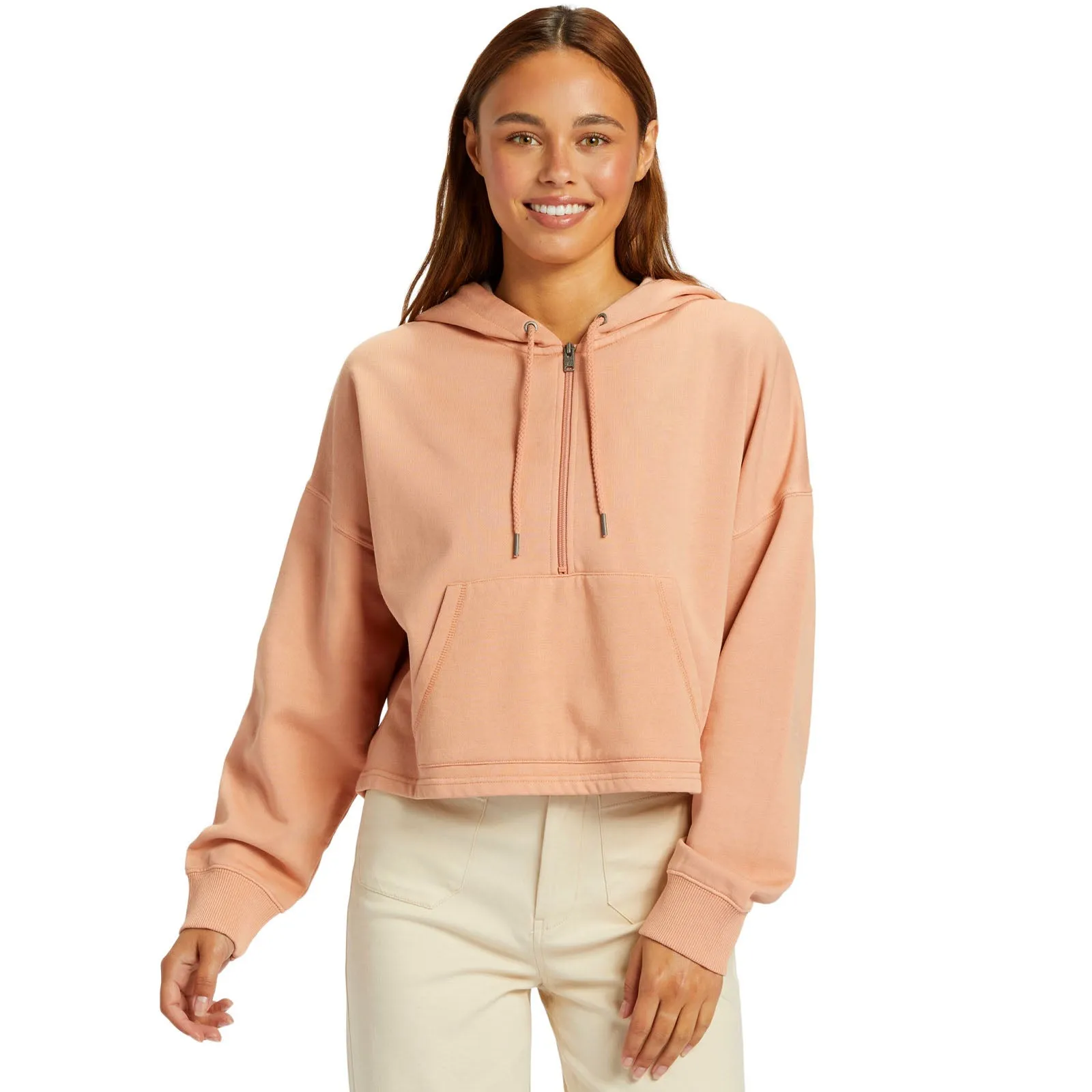 Roxy Womens Drakes Cove Half Zip Hoodie