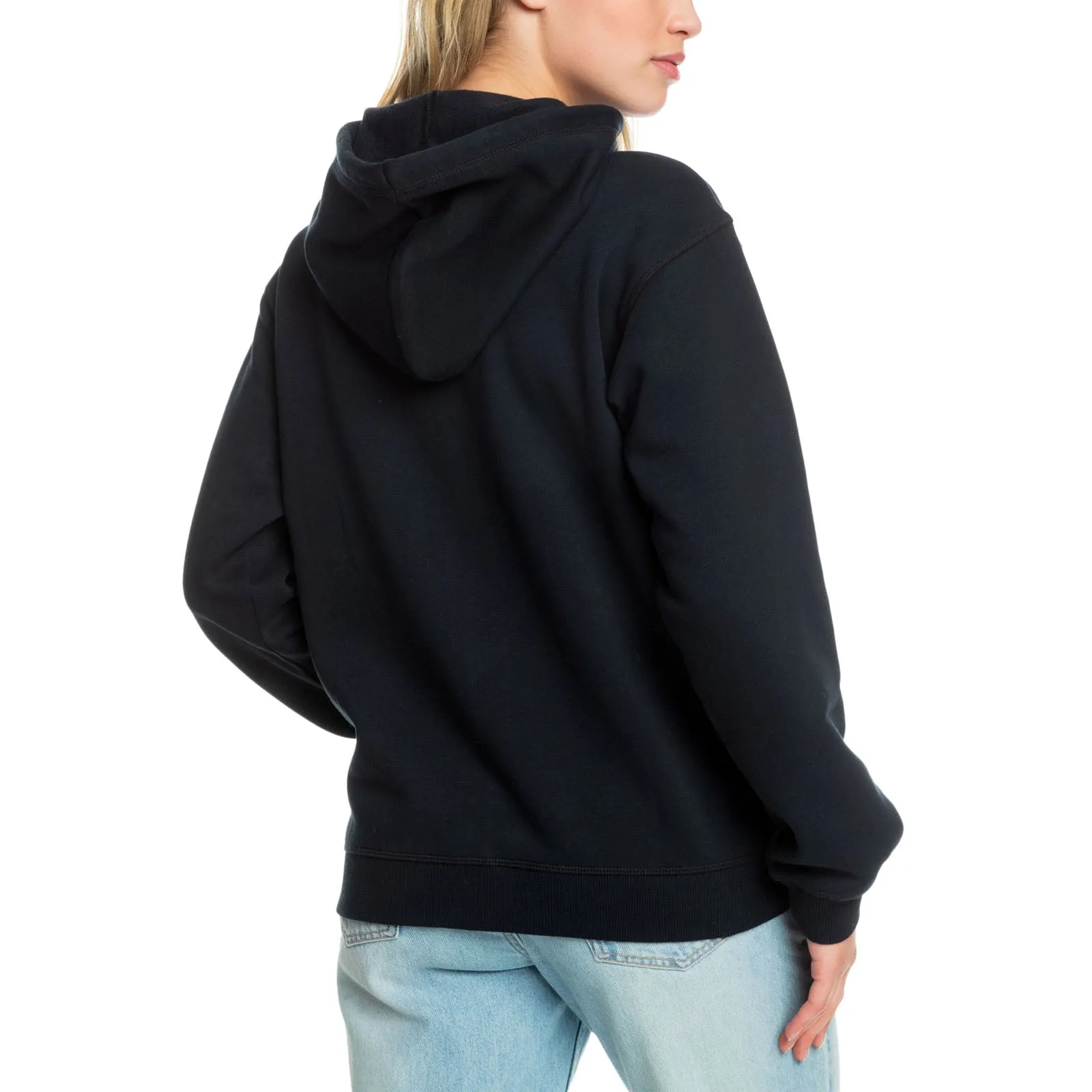 Roxy Womens Surf Soaked Full Zip Sweatshirt Hoodie - Black