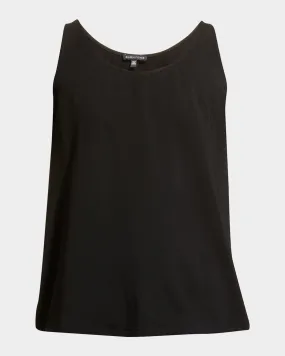 Scoop-Neck Jersey Knit Tank