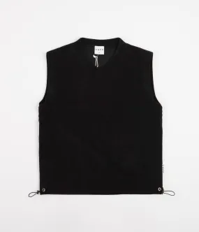 Skateboard Cafe Fleece Vest - Black