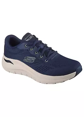 Skechers Mens Navy Mesh Arch Fit 2.0 Trainers | Grattan