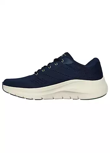 Skechers Mens Navy Mesh Arch Fit 2.0 Trainers | Grattan