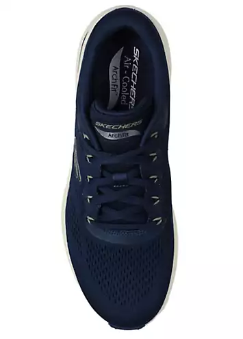 Skechers Mens Navy Mesh Arch Fit 2.0 Trainers | Grattan