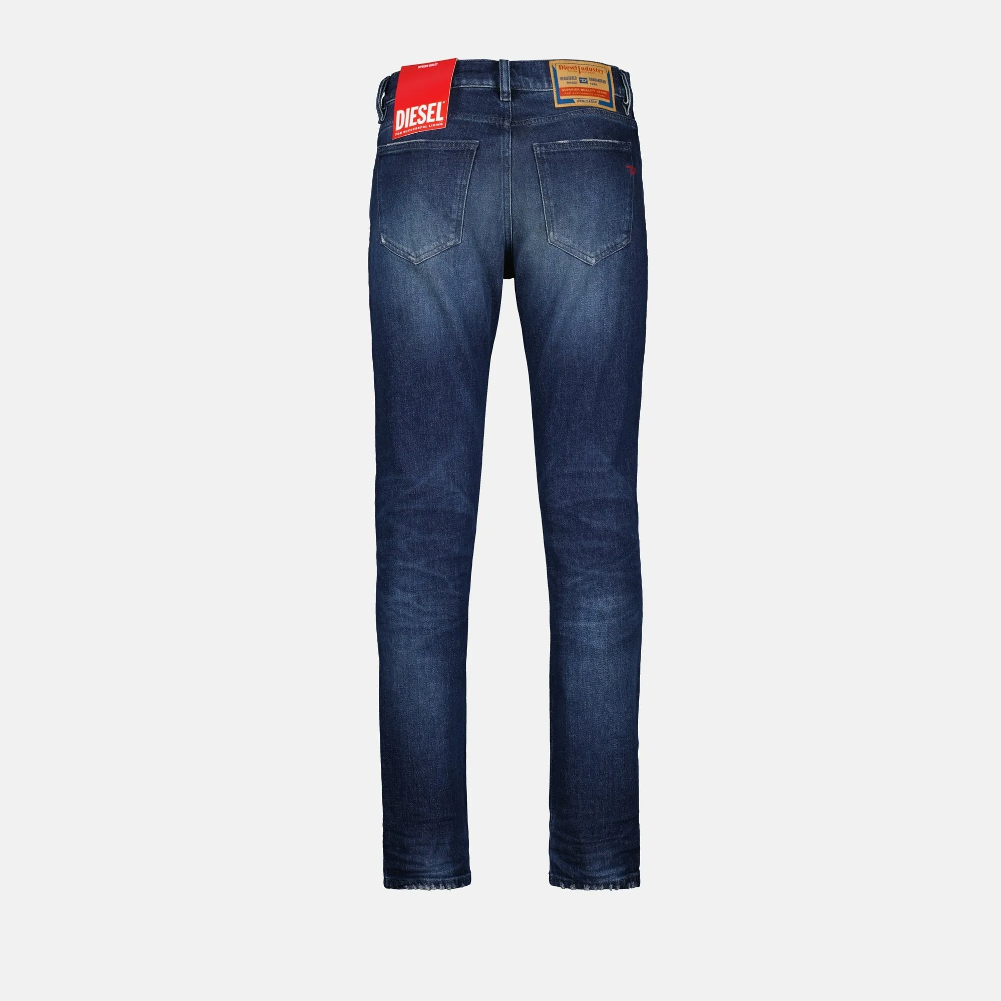 Slim Fit Jeans with a Distressed Look