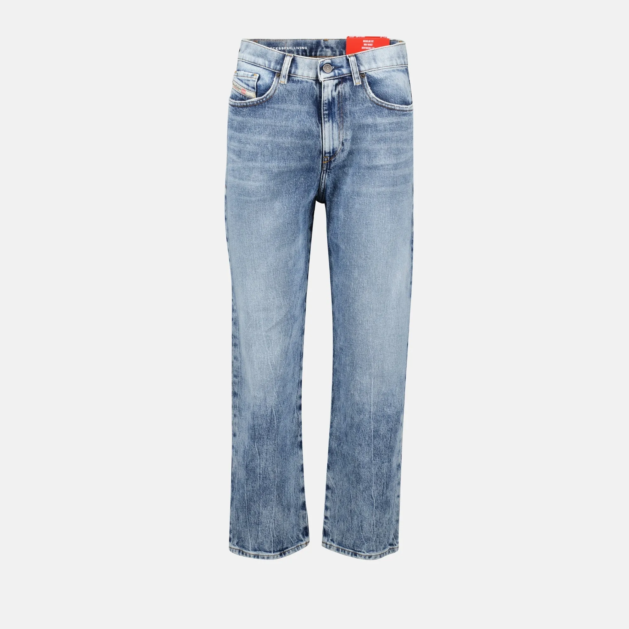 Straight Cut Denim Jeans