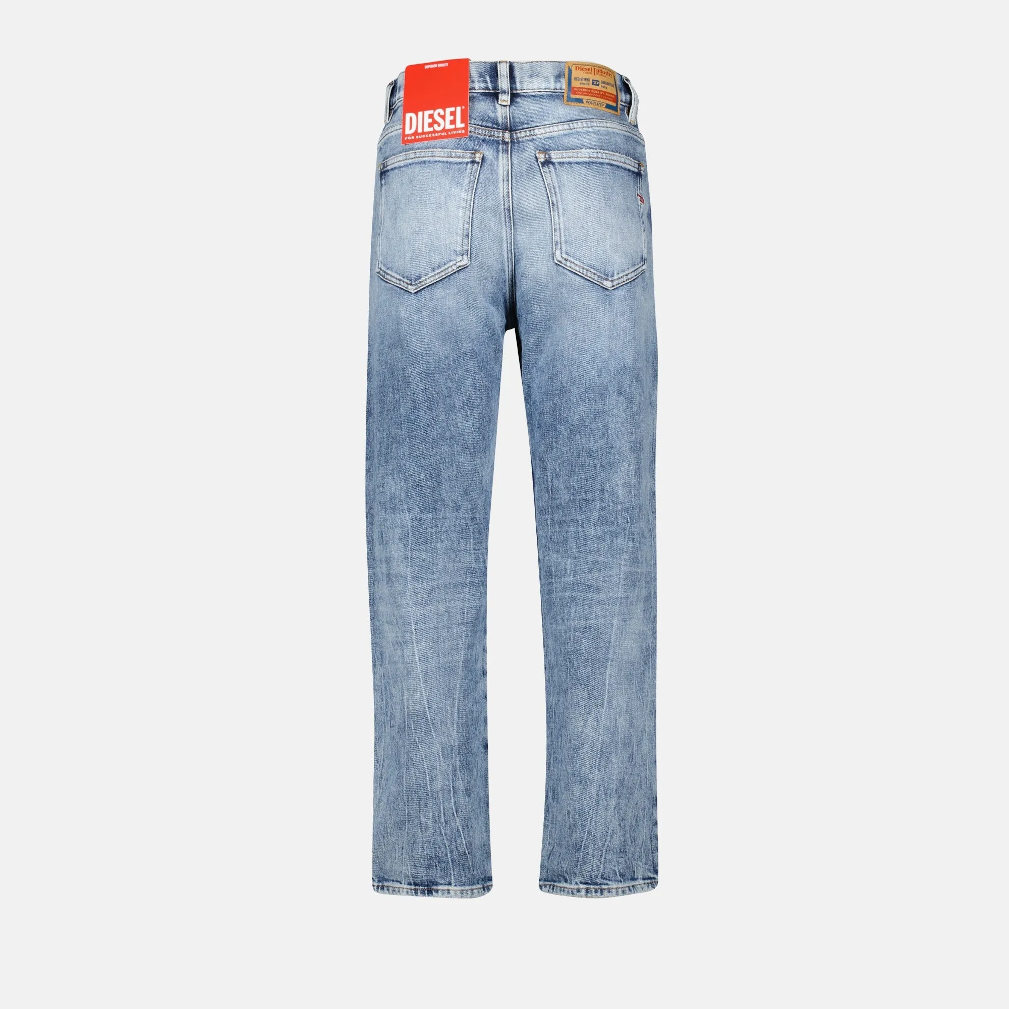 Straight Cut Denim Jeans