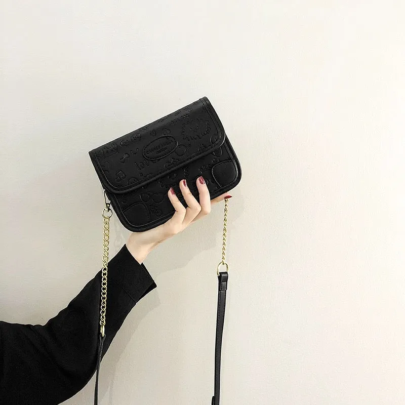 Summer small fresh small bag for women 2024 new trendy fashion chain crossbody bag internet celebrity niche ins small square bag