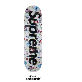 Supreme Airbrushed Floral Skateboard Deck White 8.375″