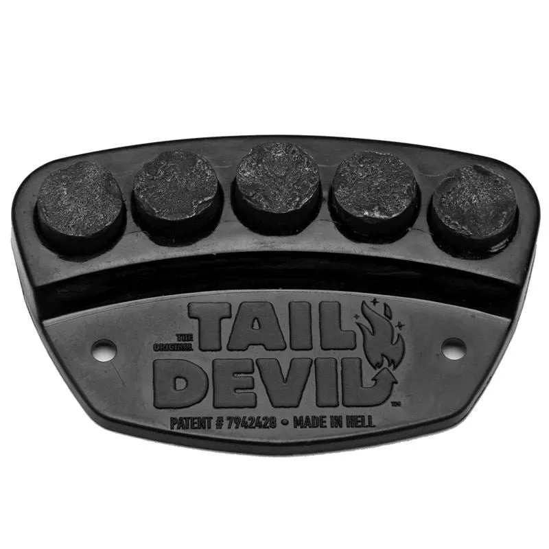 Tail Devil Skateboard Spark Plate Pad Black