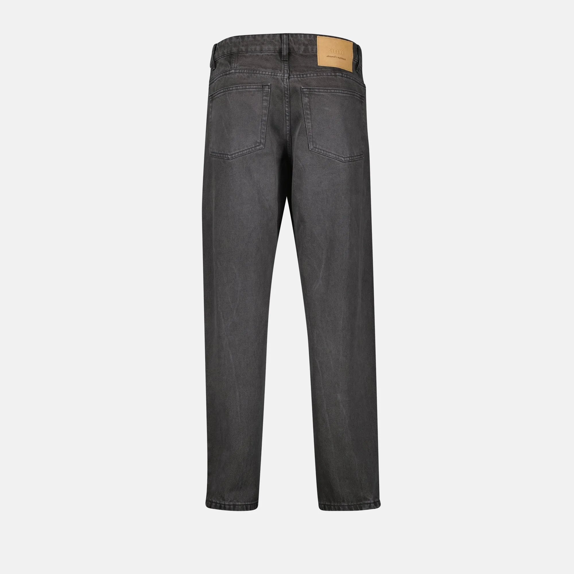 Tapered Cotton Twill Jeans