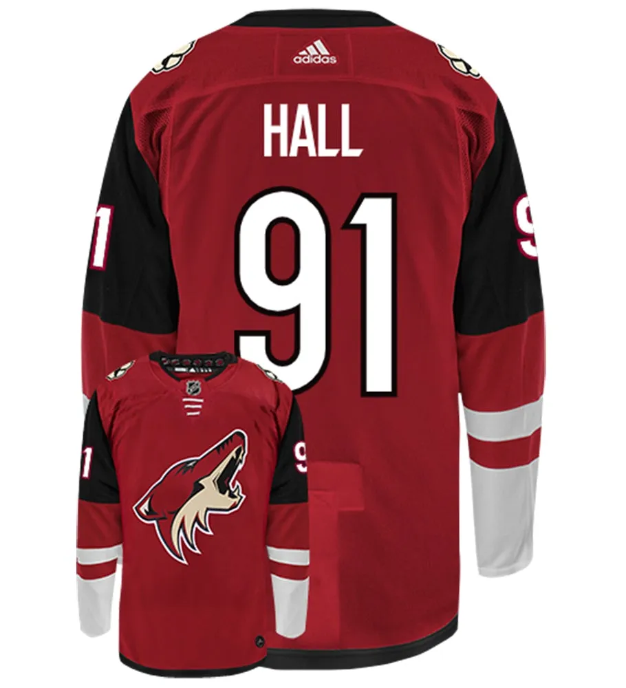 Taylor Hall Arizona Coyotes Adidas Authentic Home NHL Hockey Jersey     