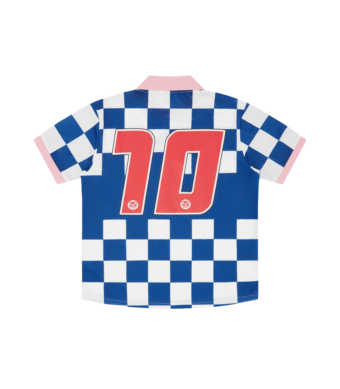 TEAM ICECREAM FOOTBALL SHIRT - BLUE CHECK