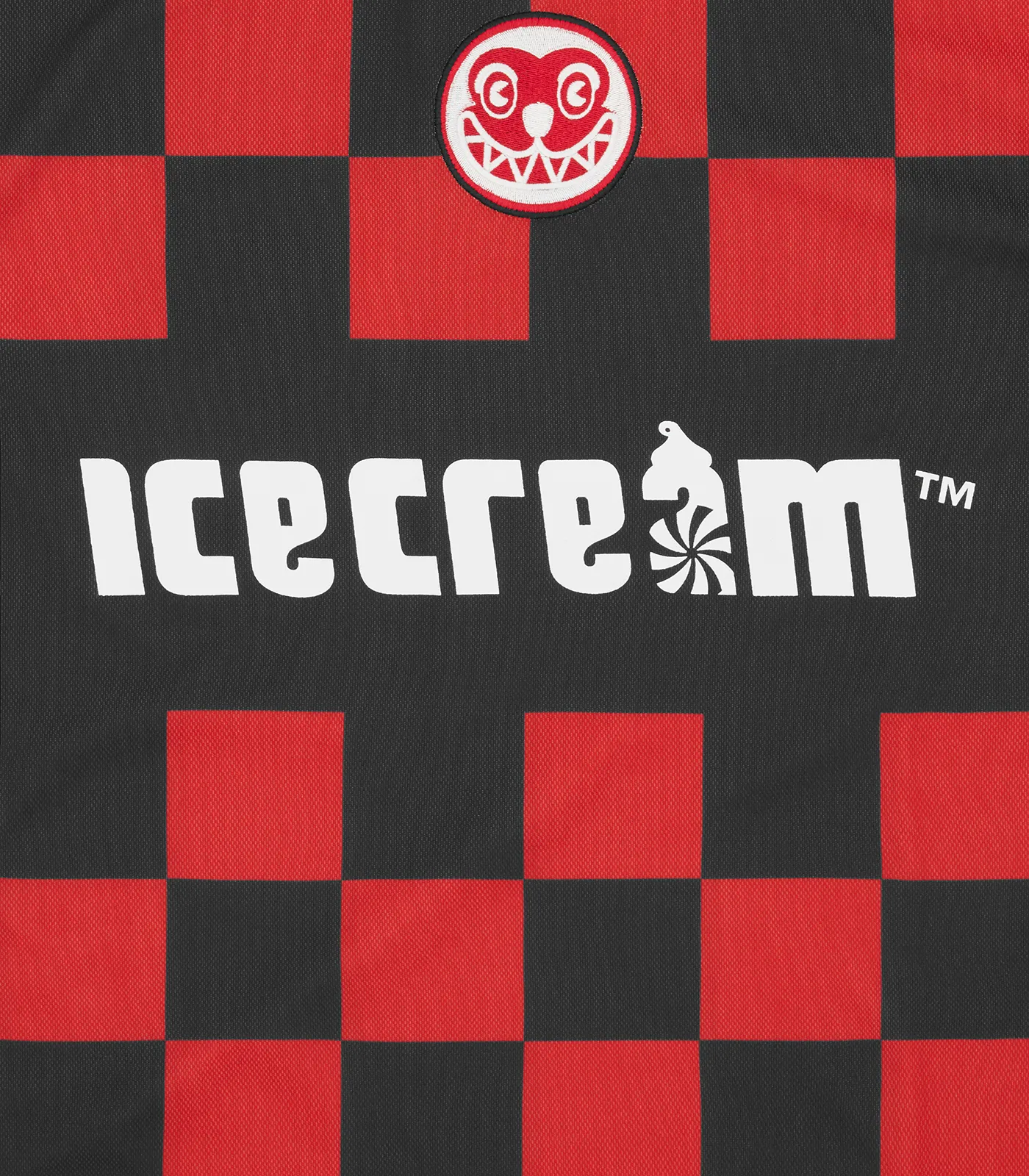 TEAM ICECREAM FOOTBALL SHIRT - RED CHECK