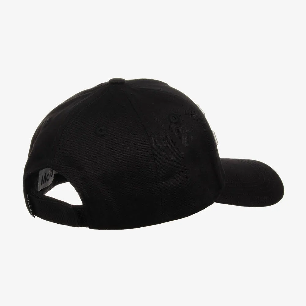 Teen Boys Black Peace Baseball Cap