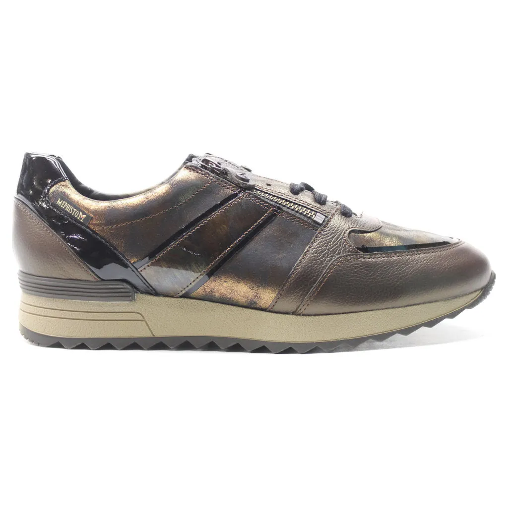 Toscana Metallic Leather Women's Trainers