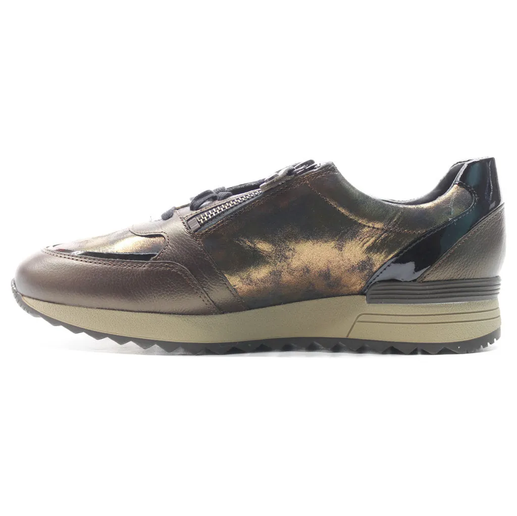 Toscana Metallic Leather Women's Trainers