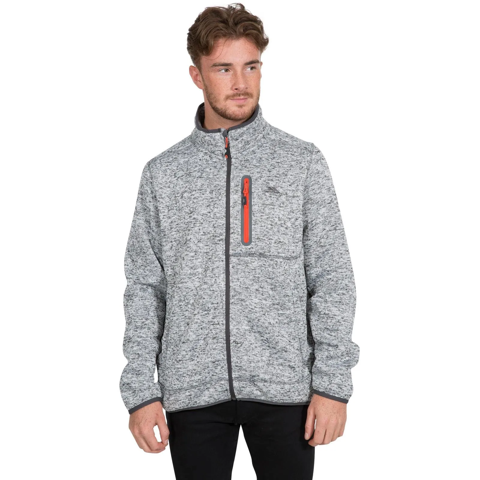 Trespass Mens Bingham Full Zip Heavyweight Fleece Jacket