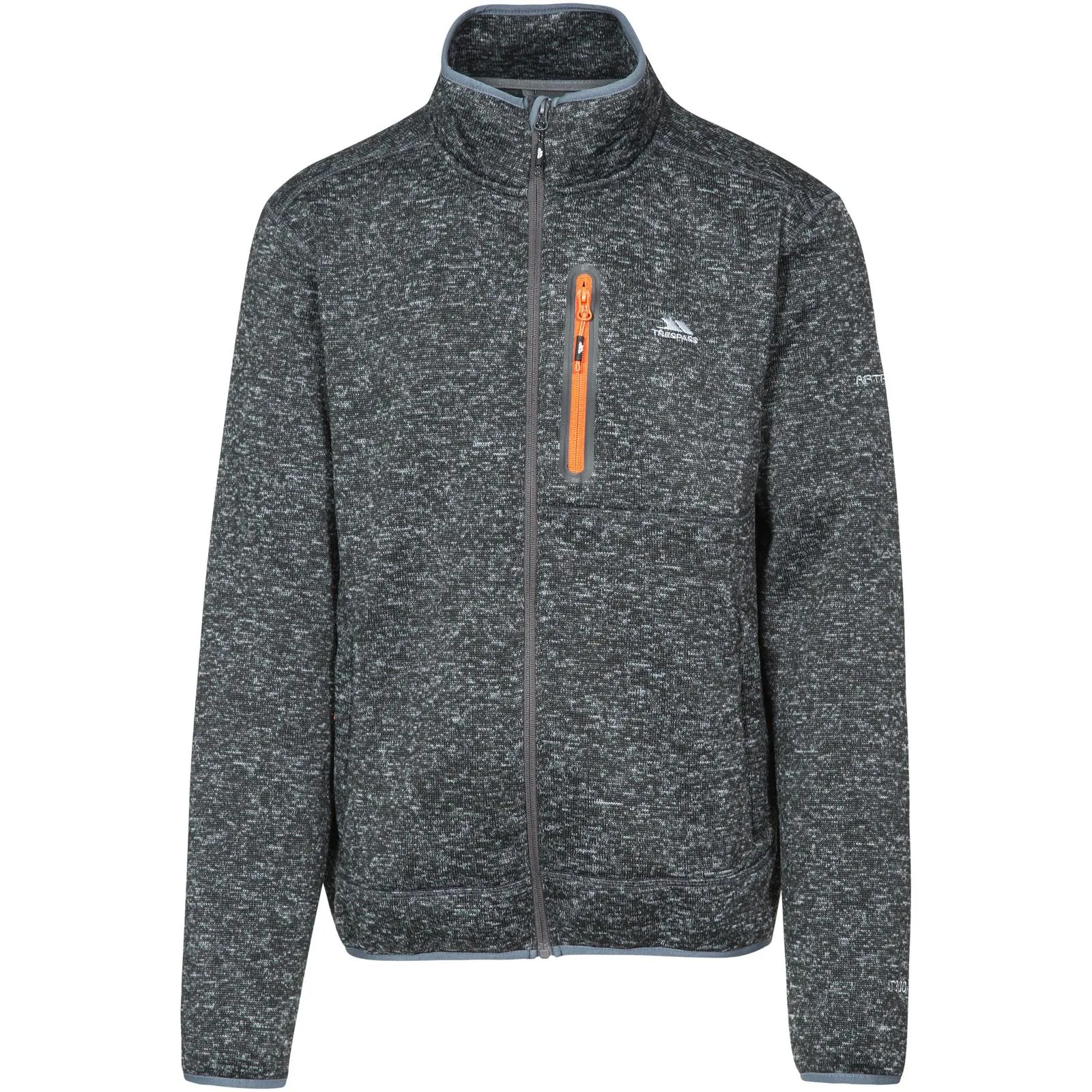 Trespass Mens Bingham Full Zip Heavyweight Fleece Jacket