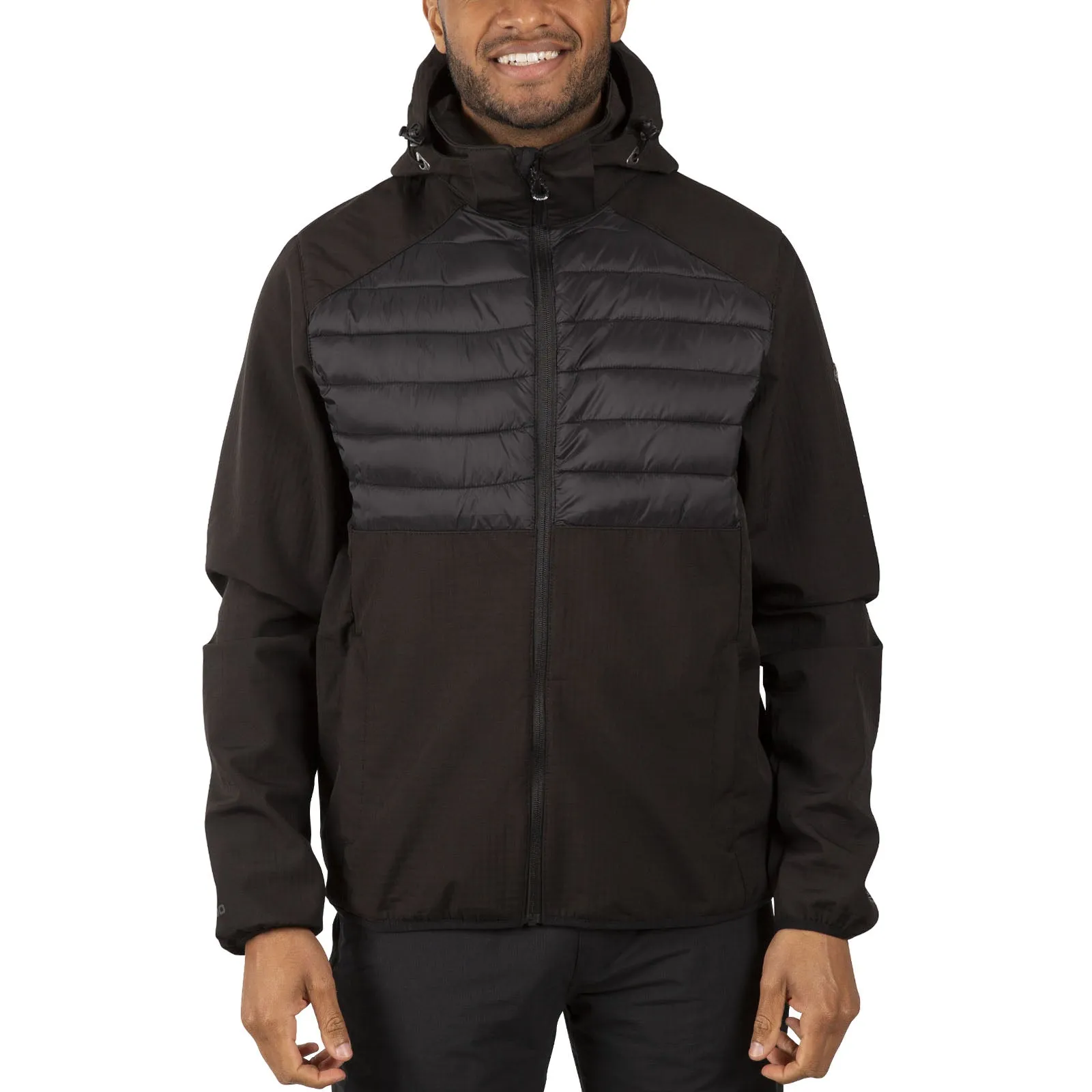 Trespass Mens Lenek Waterproof Jacket - Black