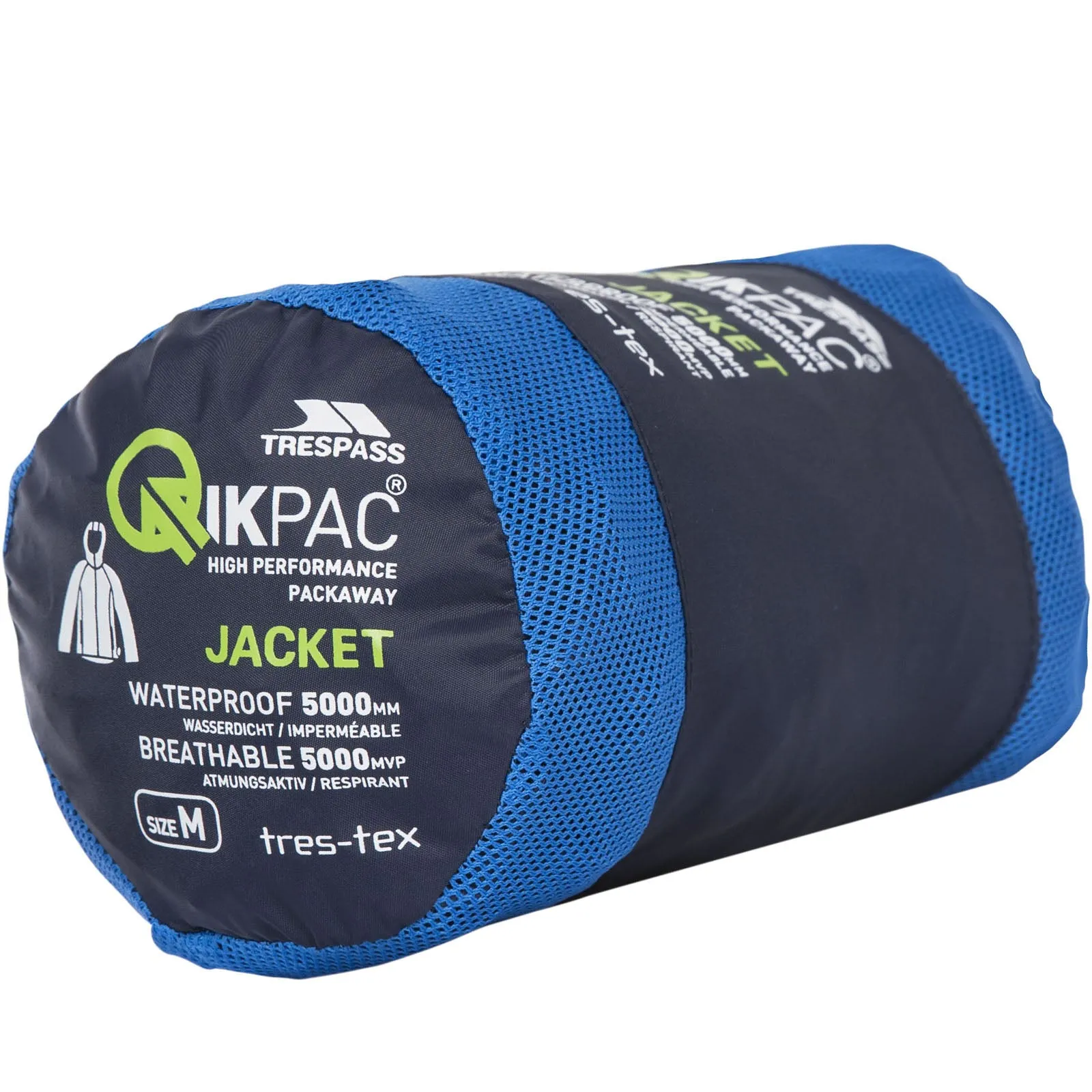 Trespass Mens Quikpac Waterproof Packable Jacket